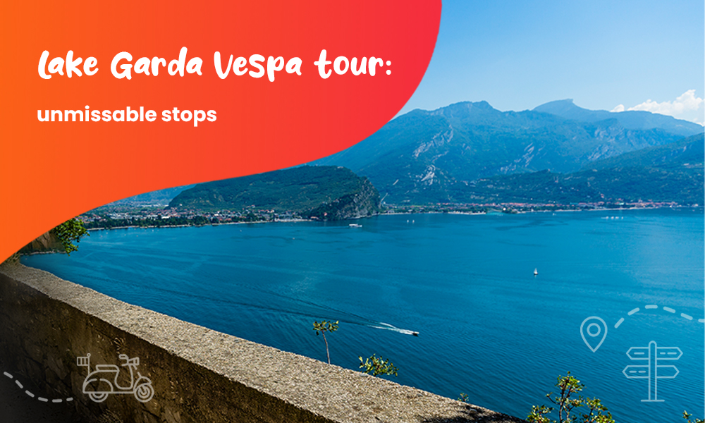 Lake Garda vespa tour: unmissable stops