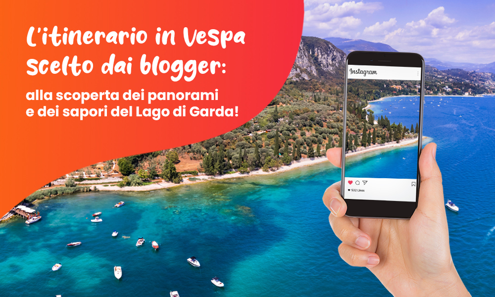 L’itinerario in Vespa scelto dai blogger: alla scoperta dei panorami e dei sapori del Lago di Garda!